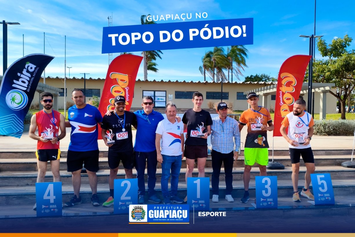 Guapiaçu no topo do pódio!