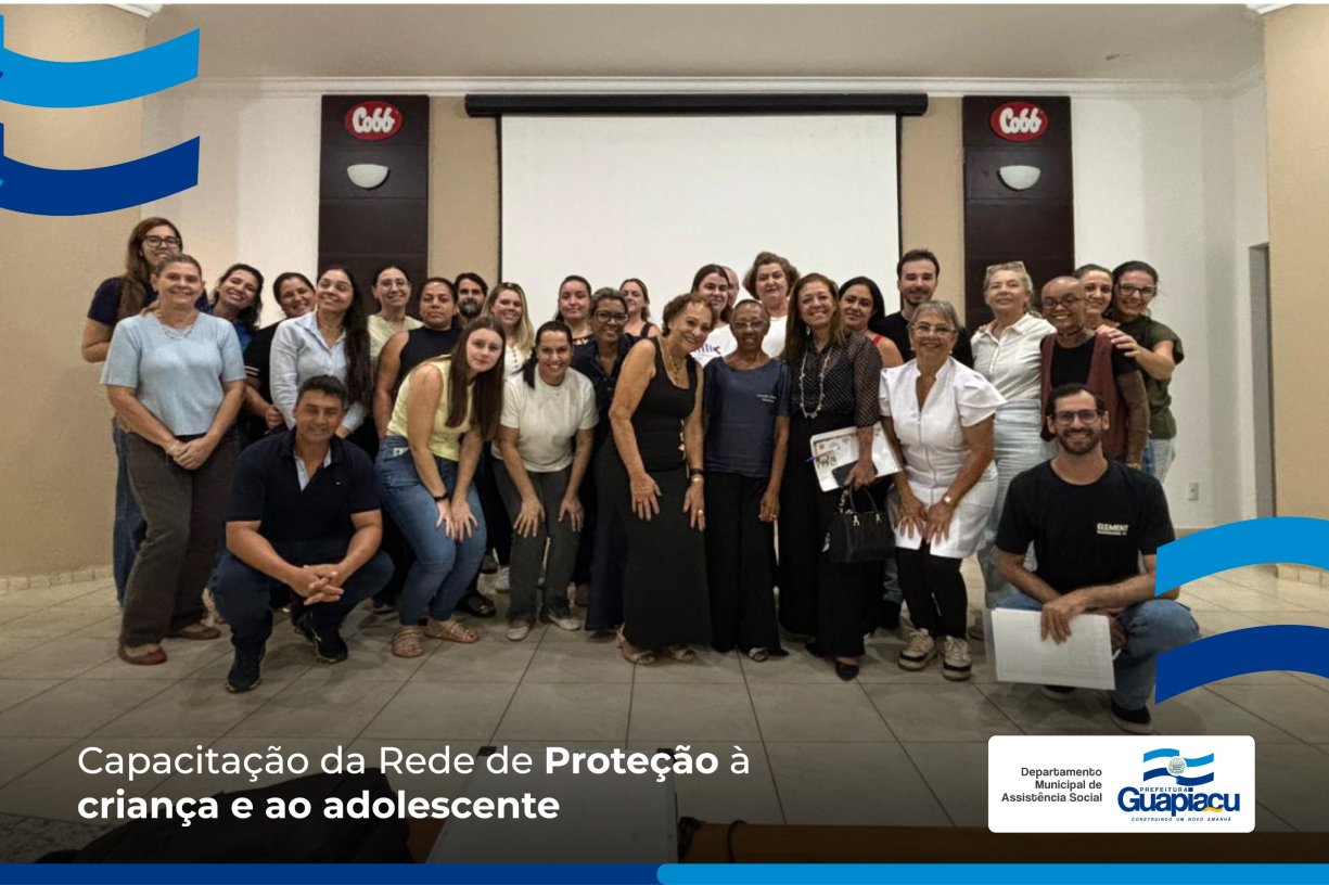 Capacitação da rede de proteção à criança e ao adolescente.