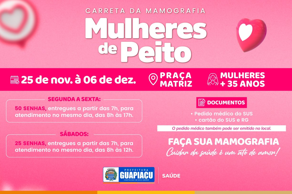 Carreta da Mamografia – Mulheres de Peito