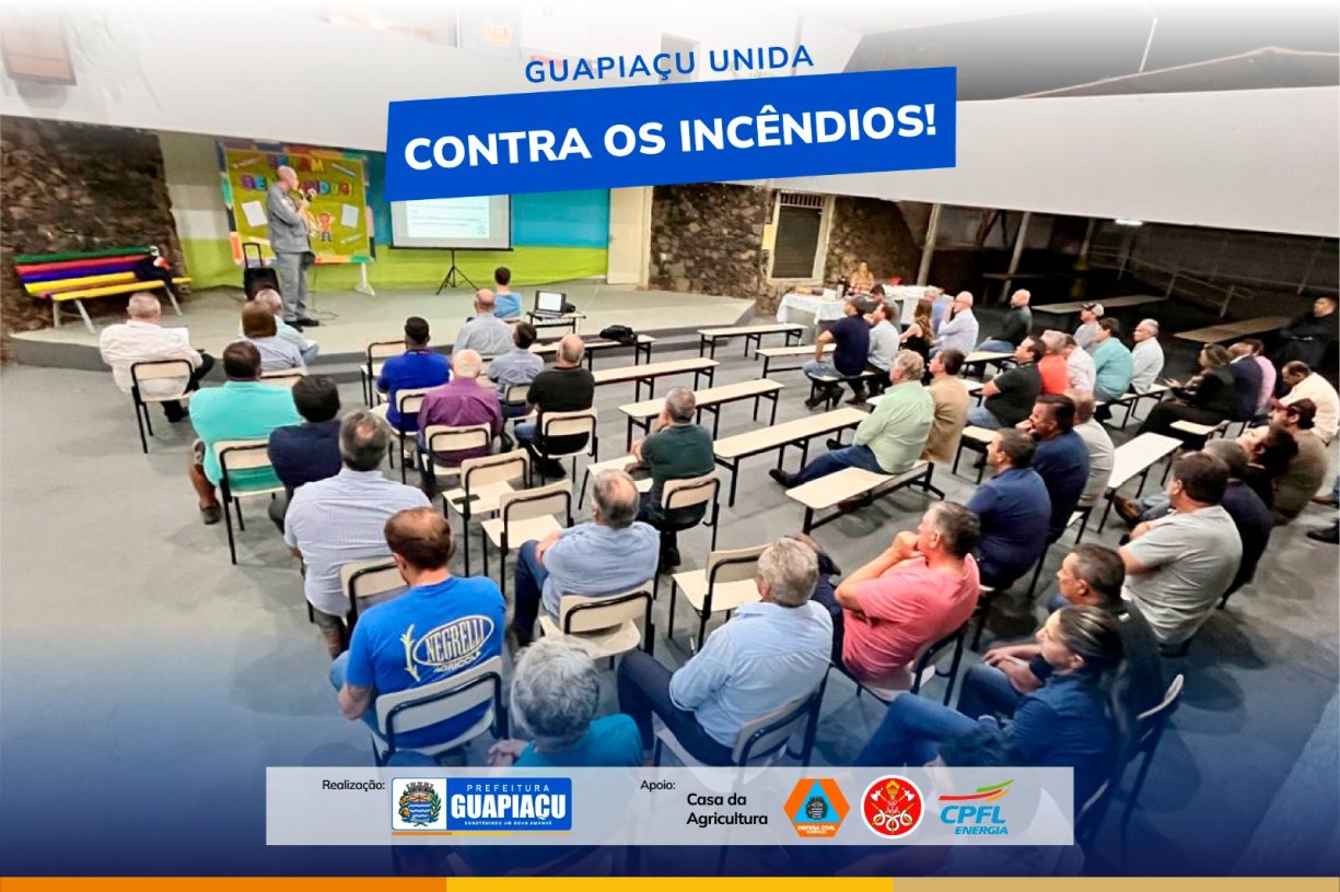 Guapiaçu contra os incêndios!