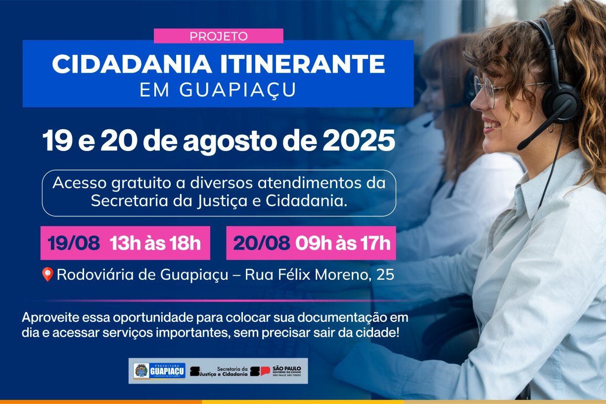 O Projeto Cidadania Itinerante chega a Guapiaçu