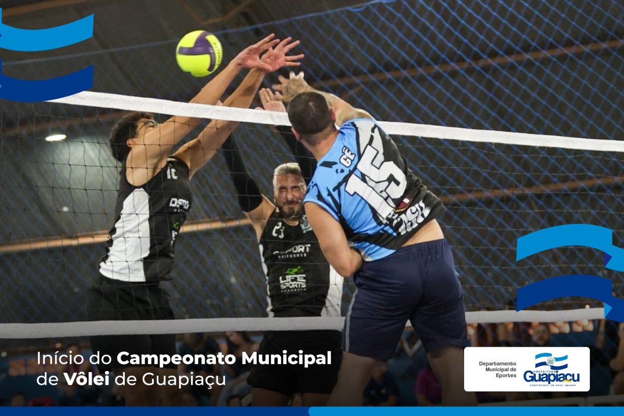 Início Campeonato Municipal de Vôlei de Guapiaçu