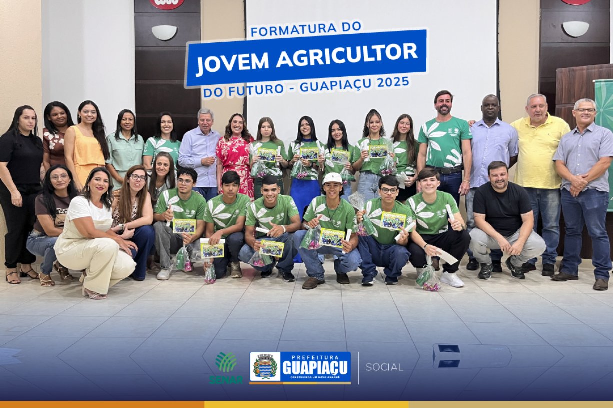 Formatura do Programa Jovem Agricultor do Futuro