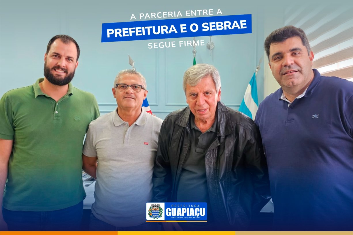 Parceria entre a Prefeitura e o Sebrae segue firme