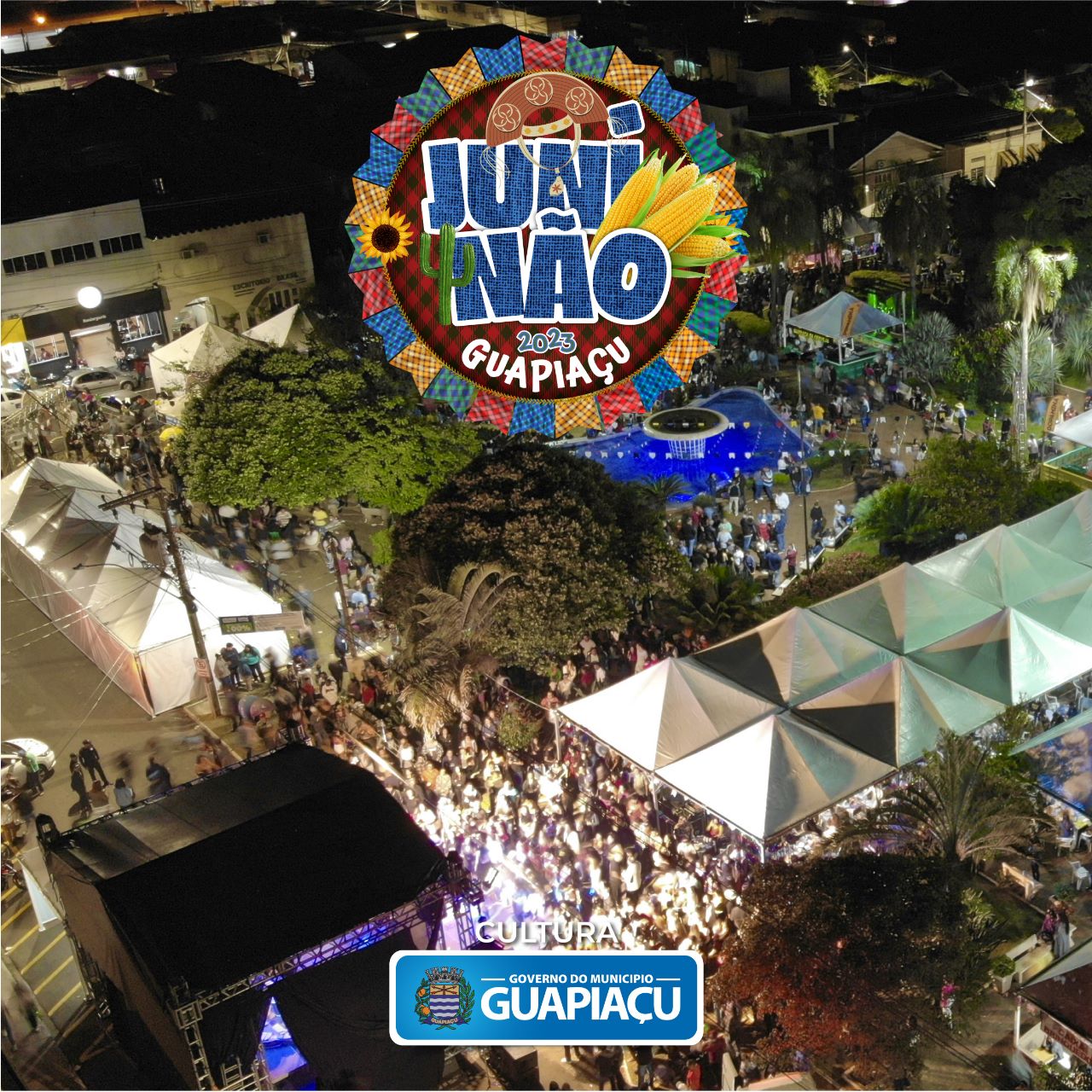 Juninão reuni mais de 3.000 pessoas na praça Matriz de Guapiaçu