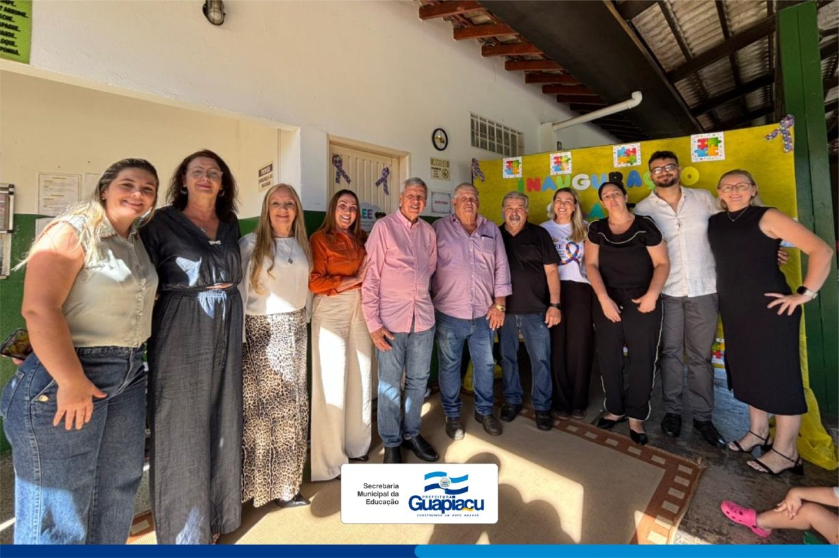 Inauguração da sala de Atendimento Educacional Especializado (AEE)
